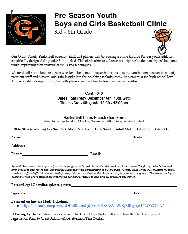 Pre-Season Bball Clinic