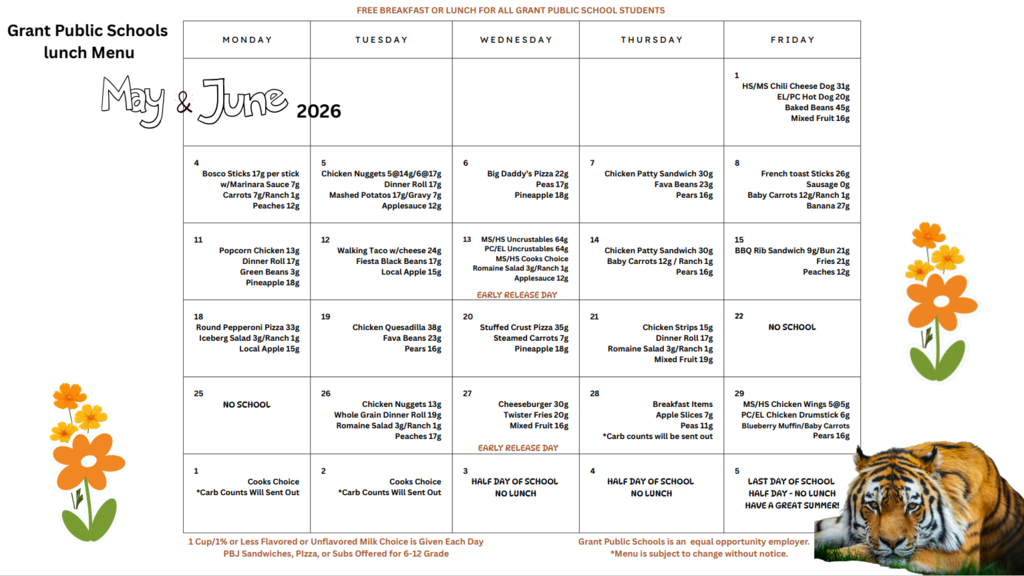 Lunch Menu