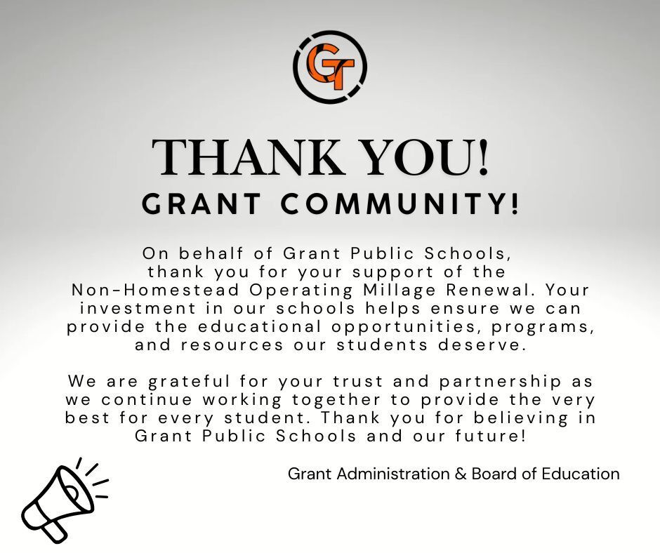 Thank you - millage renewal