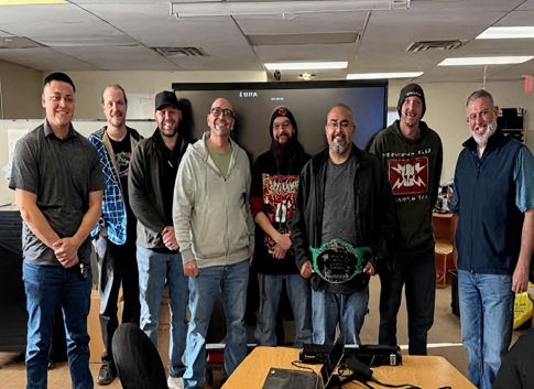 Esteban Balli and IT Team