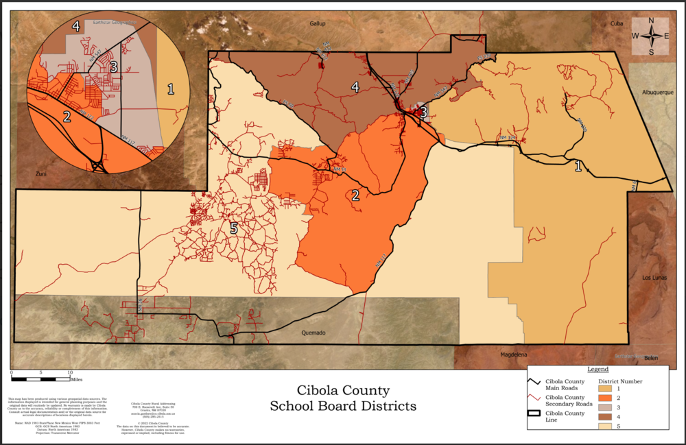 School Districts Map