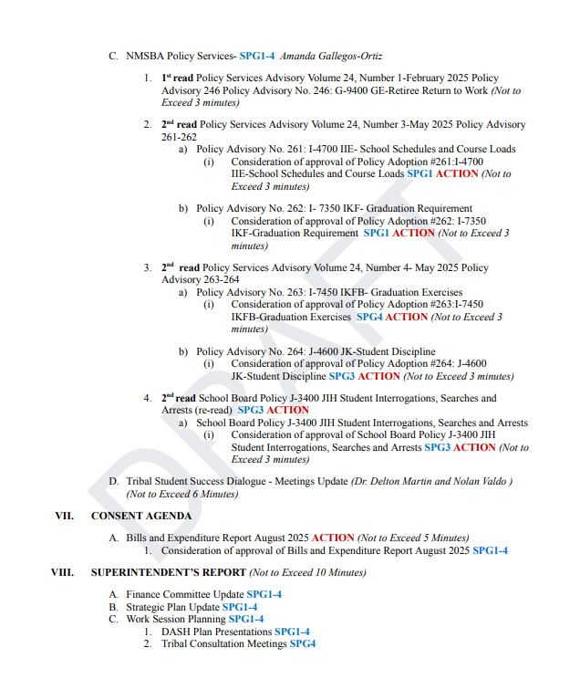 Agenda September 16, 2025