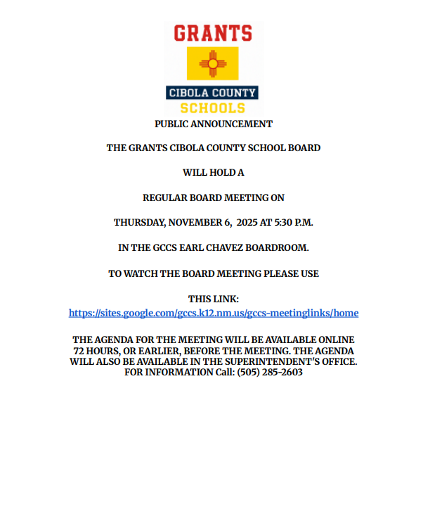 PSA November 6, 2025