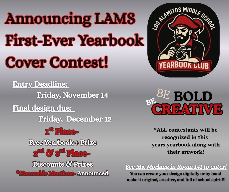 LAMS Yearbook Cover Contest