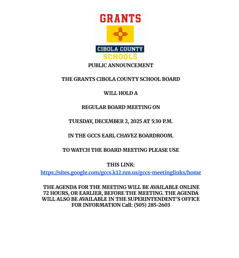 PSA December 2, 2025