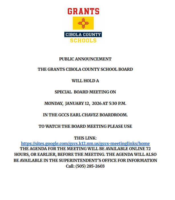 PSA January 12, 2026