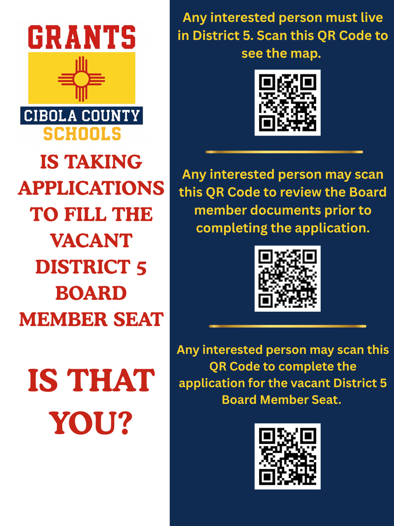 Board Member Application Flyer