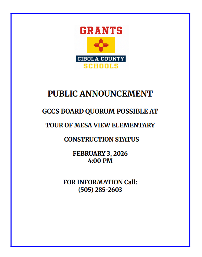 PSA February 3, 2026 Mesa View