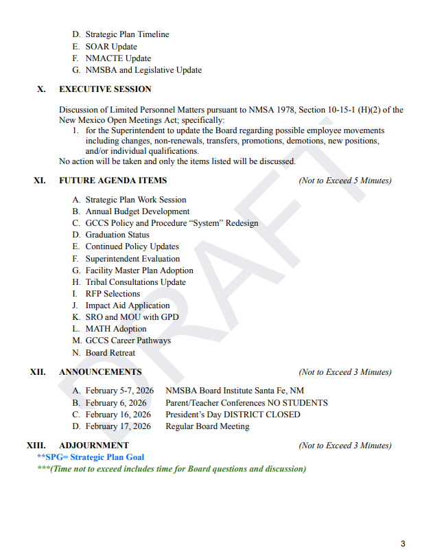 Agenda February 3, 2026