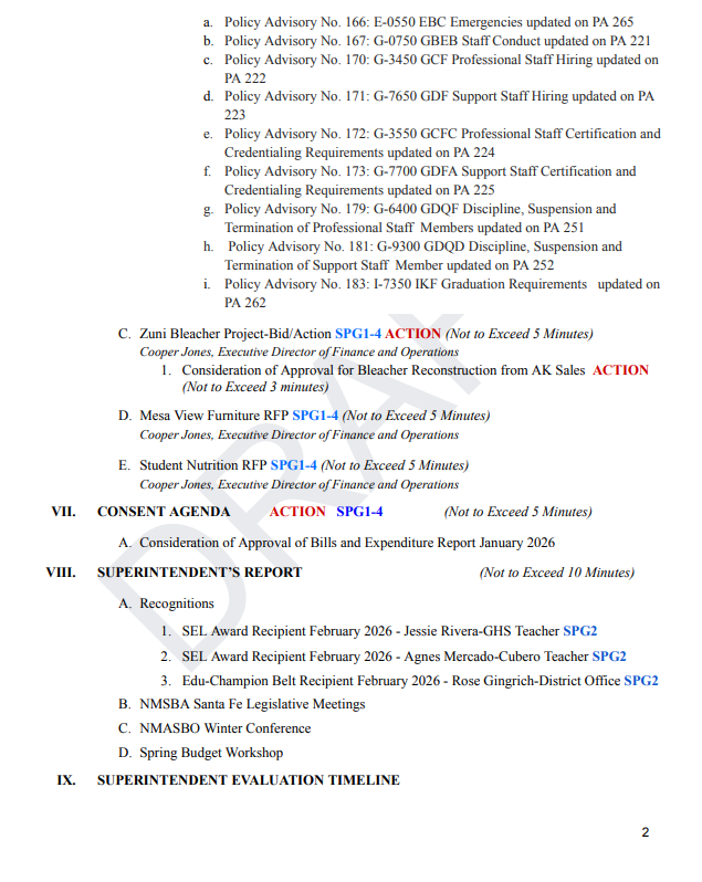Agenda February 17, 2026