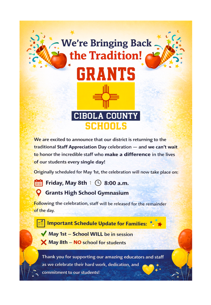 Staff Appreciation Day Flyer