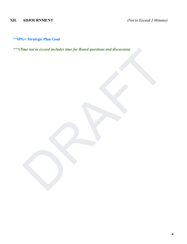 Agenda April 7, 2026