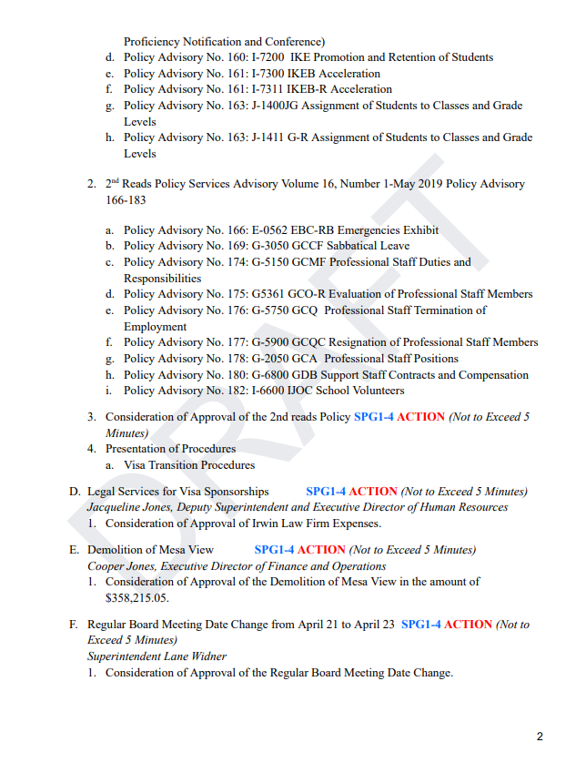 Agenda April 7, 2026