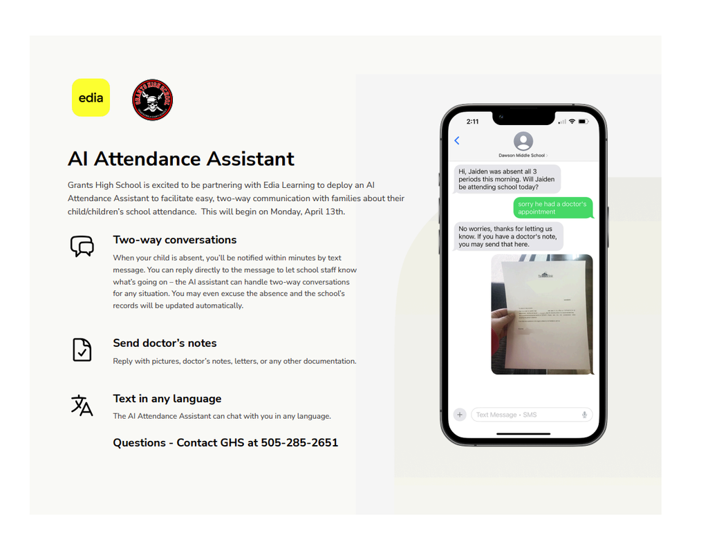 AI Attendance Flyer
