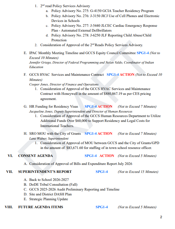 Agenda Aug 18