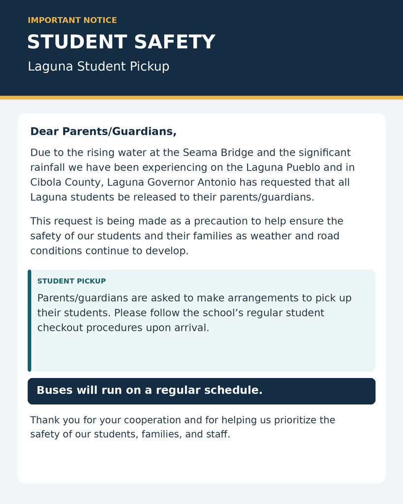 Laguna Statement