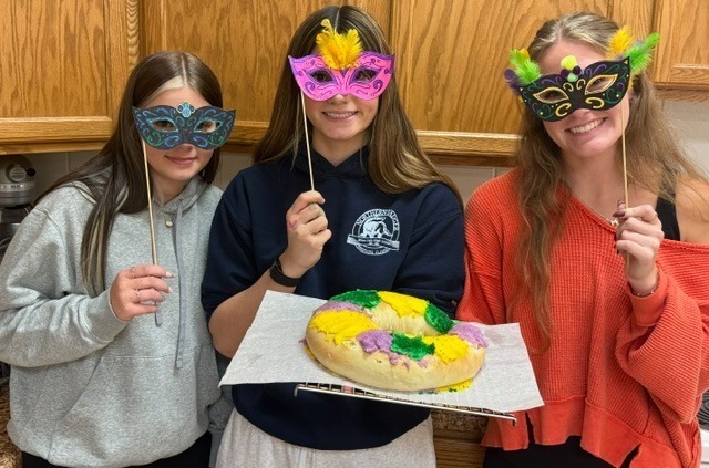 King Cake in Culinary Class photo