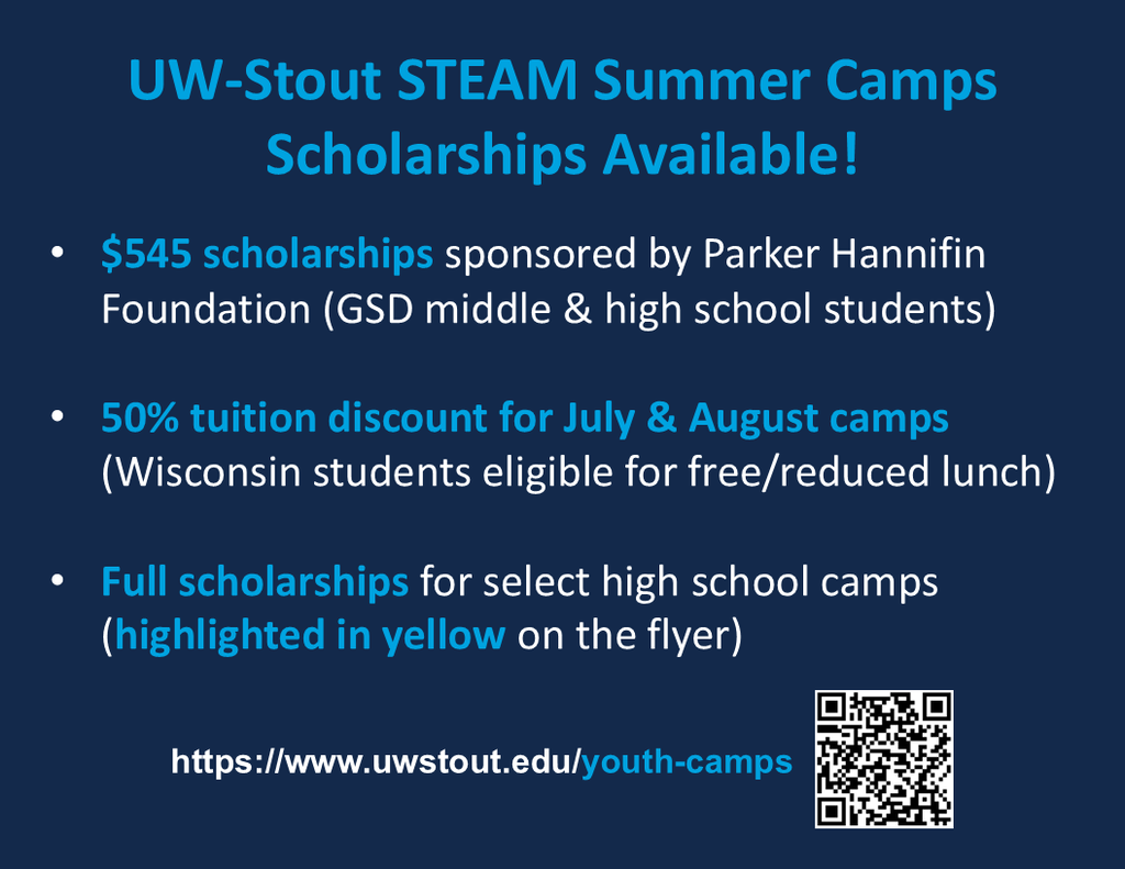 Scholarships Available for GSD Middle and High School Students - Matt Haase
