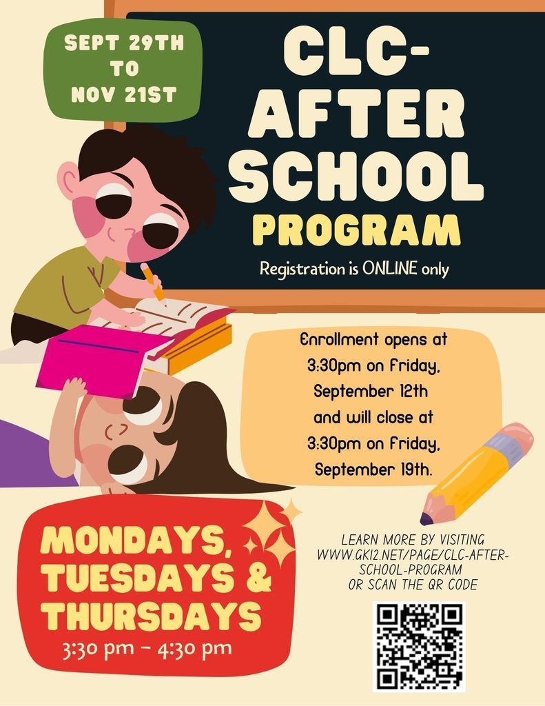 CLC-After School Program Flyer