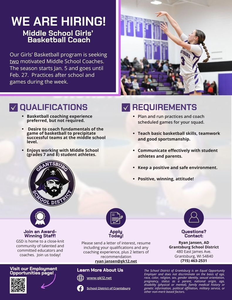 Girls' Basketball Coach