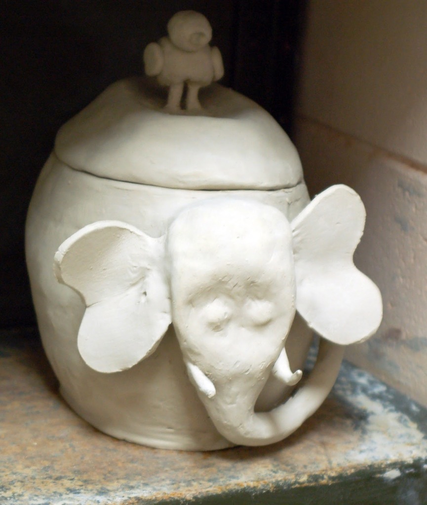 adalyn henderson_elephant cookie jar drying - Jeremy Tomczak