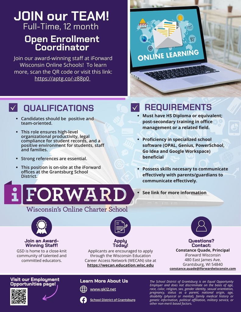 iForward Open Enrollment