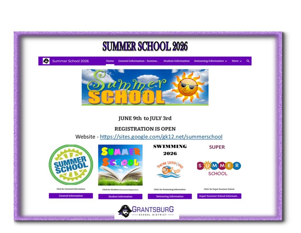 2026  Summer School Registration is Open