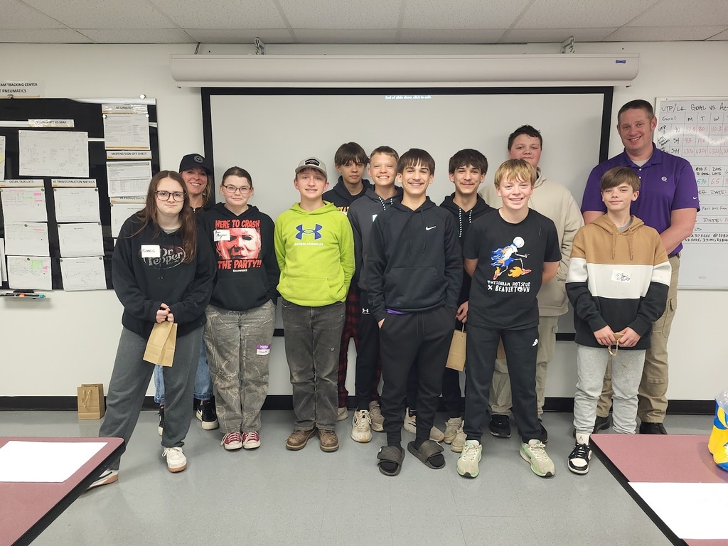 GMS Students on Career Day at Parker Hannifin - photo