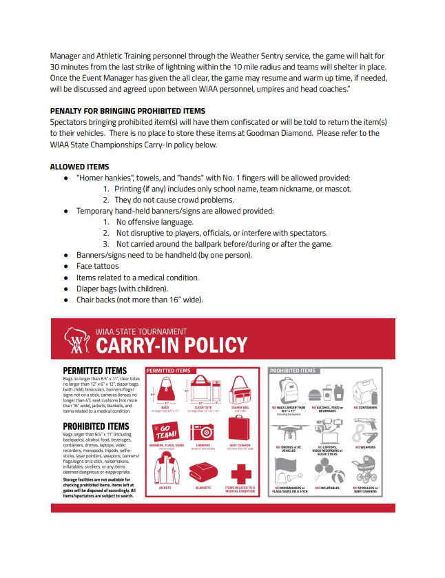Carry In Policy