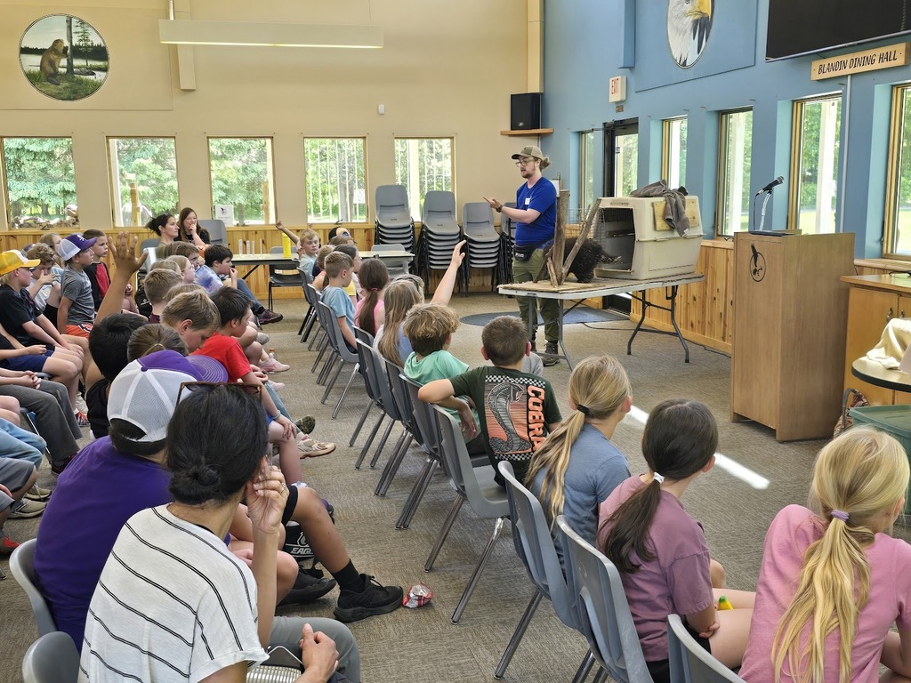 Grade 4 students at the Osprey Center