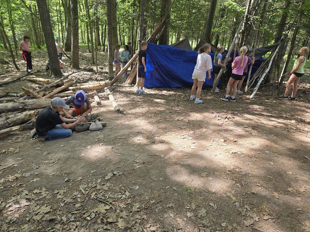 Grade 4 students at the Osprey Center