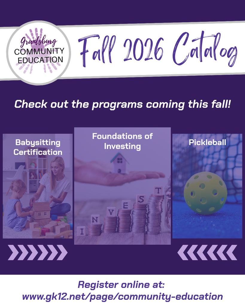 Grantsburg Community Education Flyer- Fall 2026