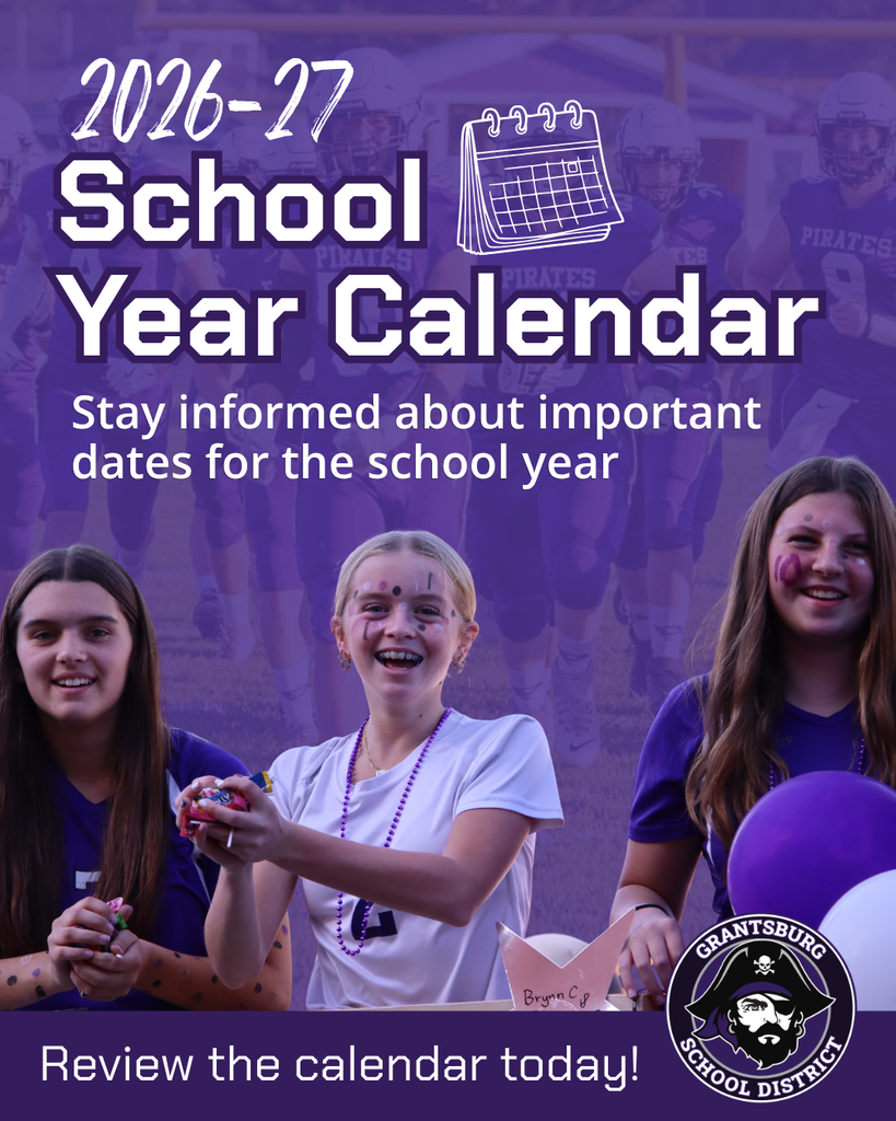 2026-2027 School District Calendar flyer