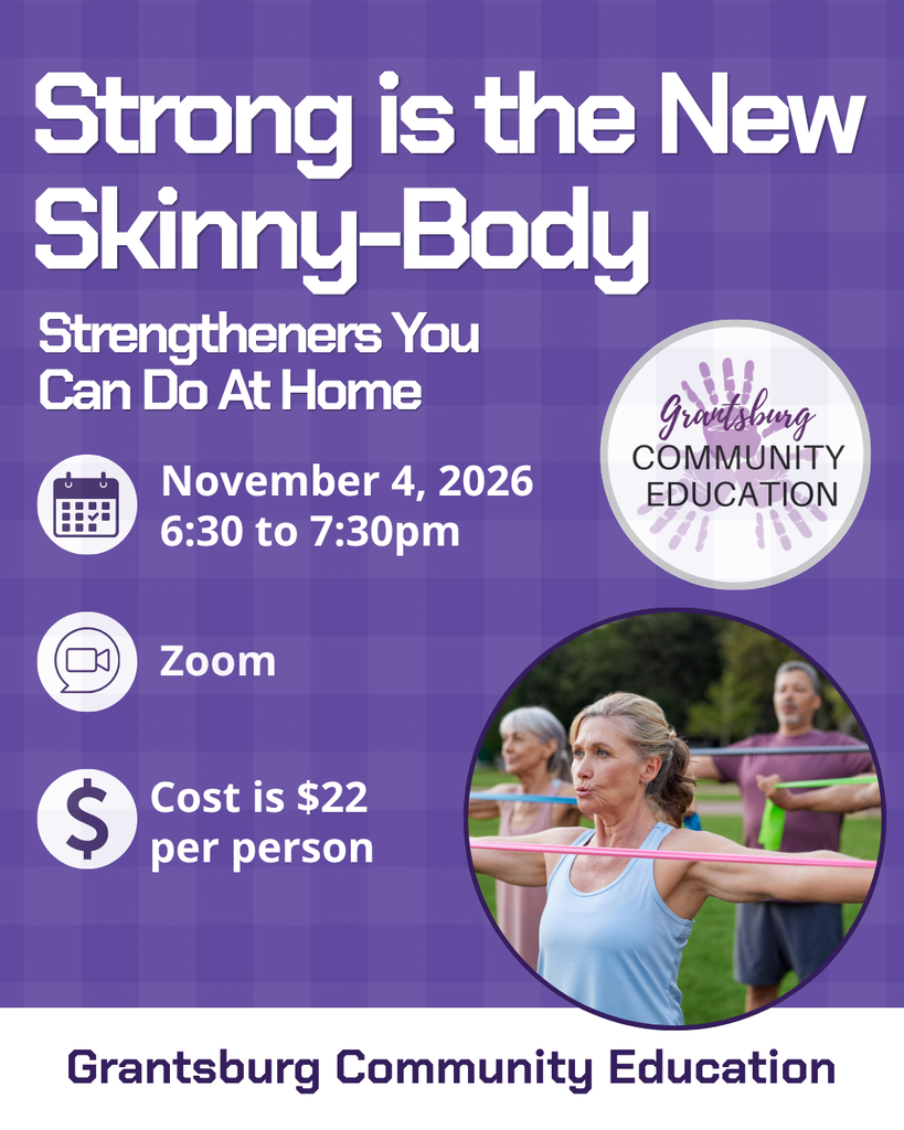 Strength Training poster- Community Education