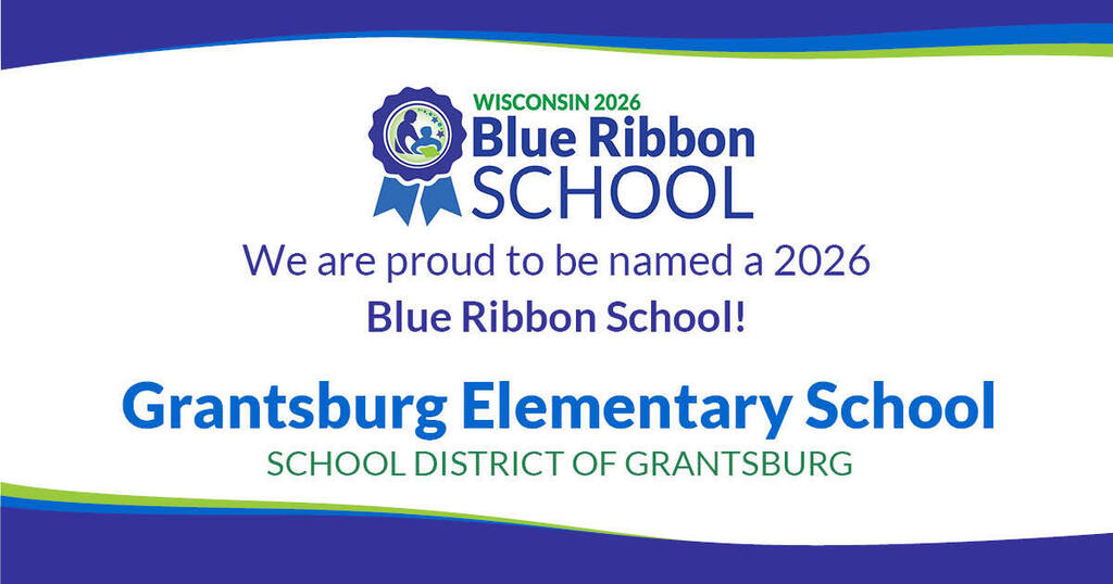 Blue Ribbon School notification for GES