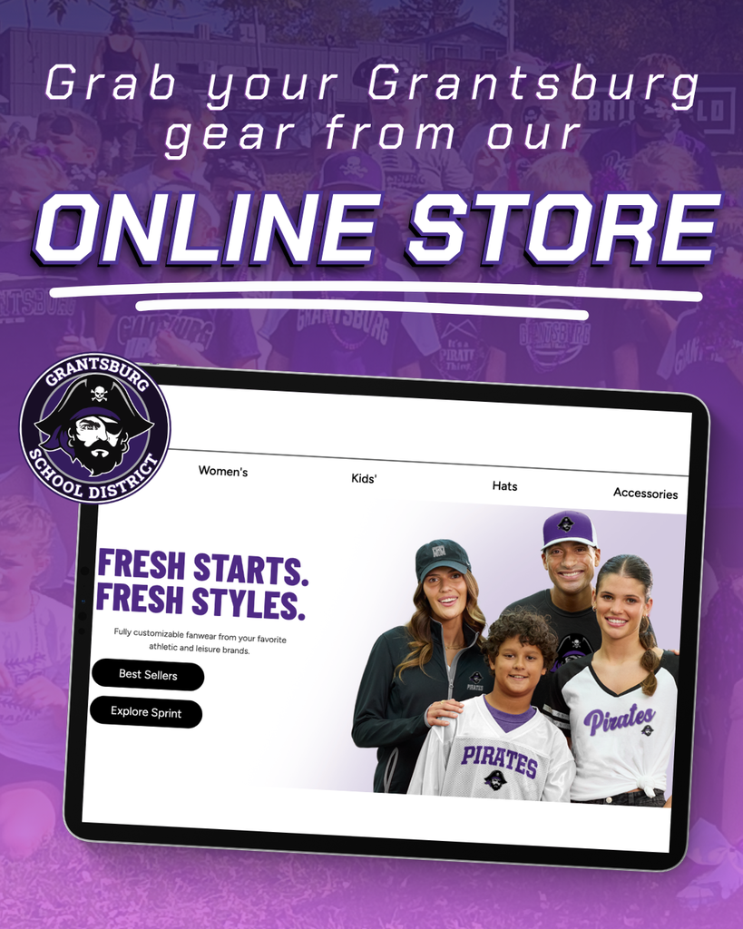 online store flyer for Pirate gear