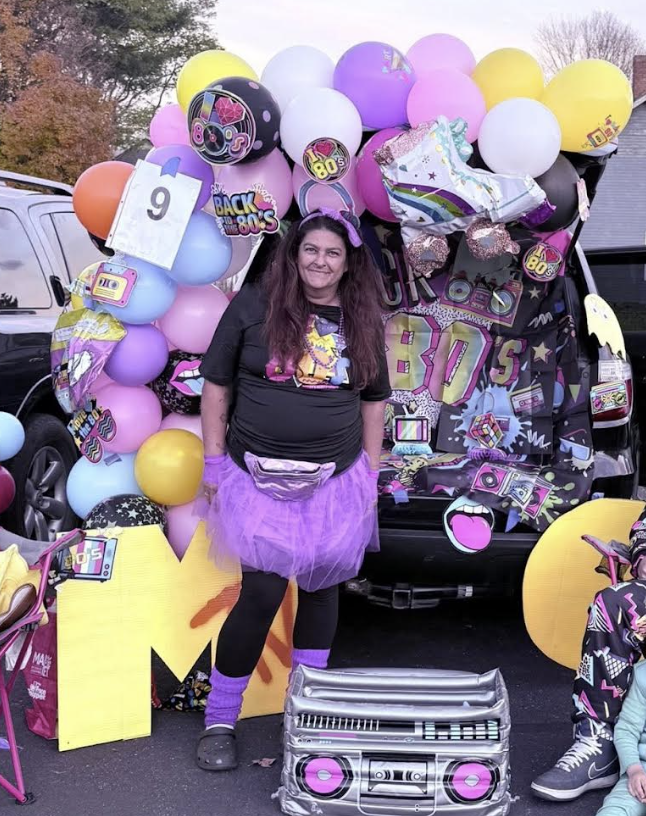 Michelle McMahon at the PTO Trunk or Treat 2025