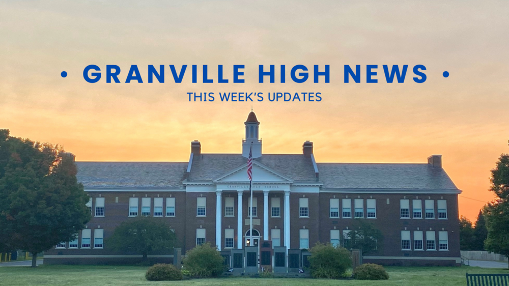 Granville CSD news - The Weekly Update from each building