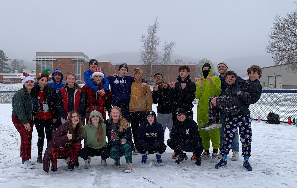 Winter Track Team at St. Lawrence Univ