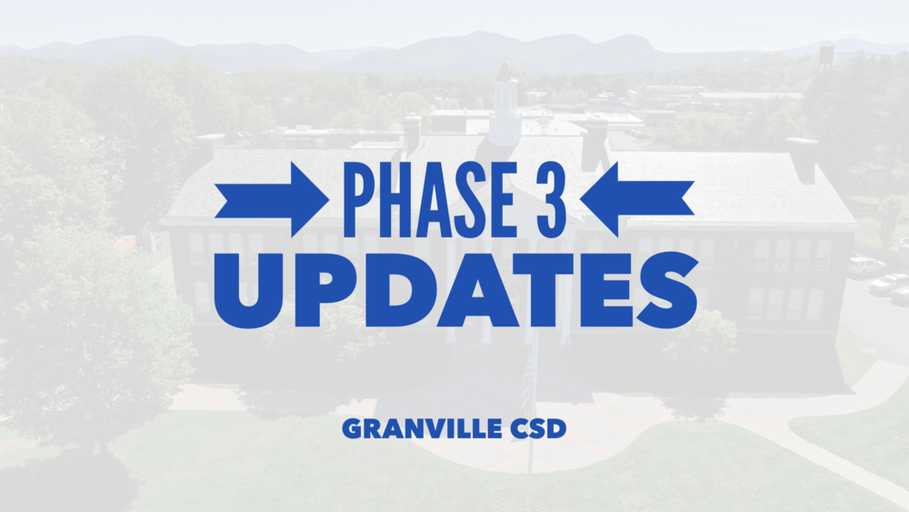 Granville Central Schools NY (GCS) Update