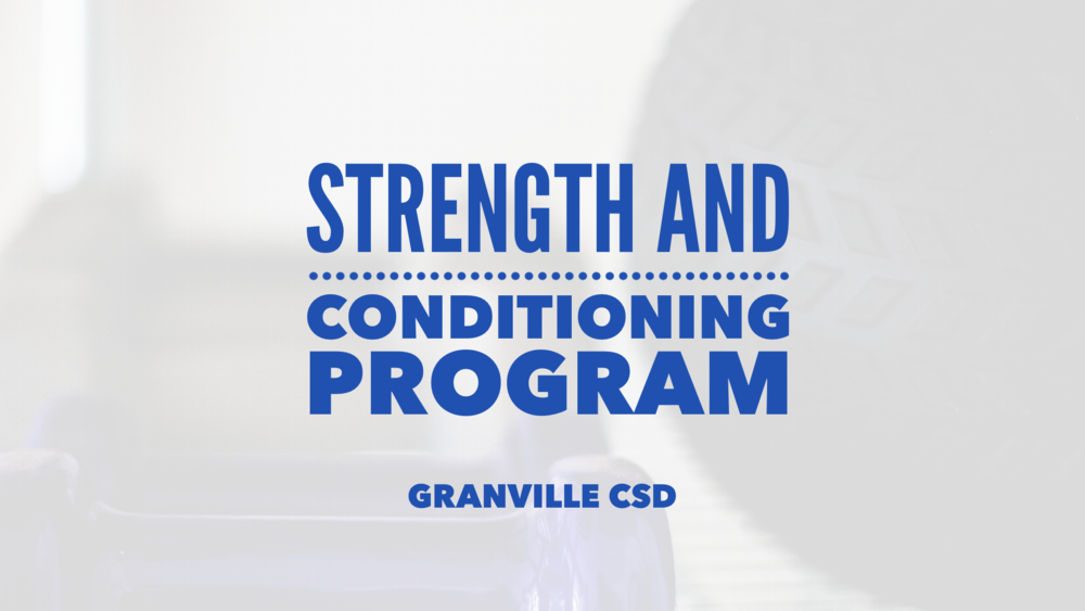 New strength and conditioning program at Granville Jr/Sr High