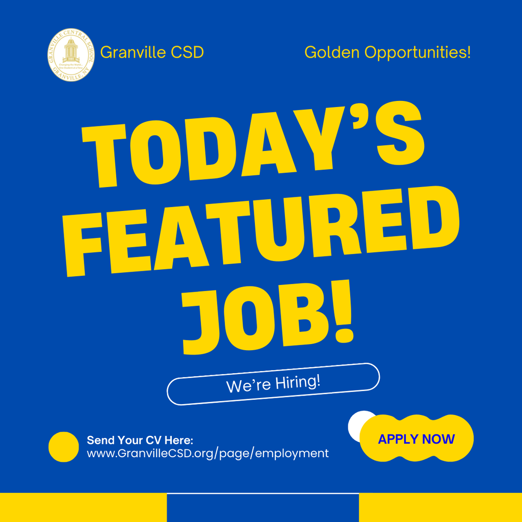job feature at granville csd - 4.5 hour kitchen worker