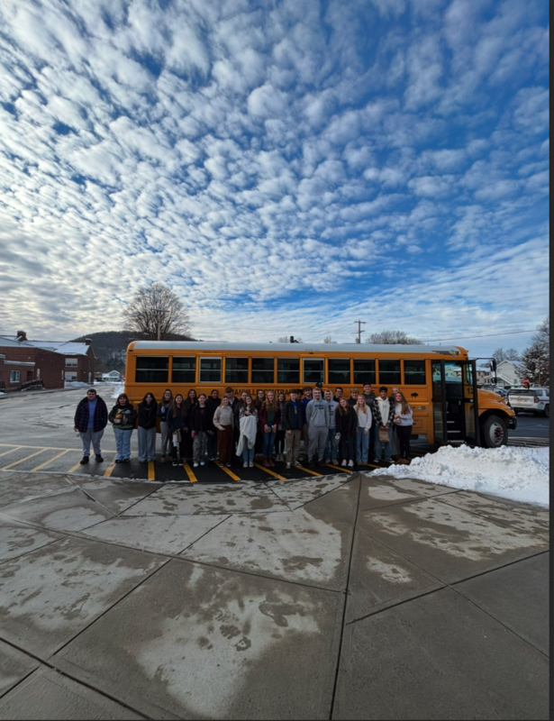 Operation Santa Claus Student Shoppers by GCSD Bus