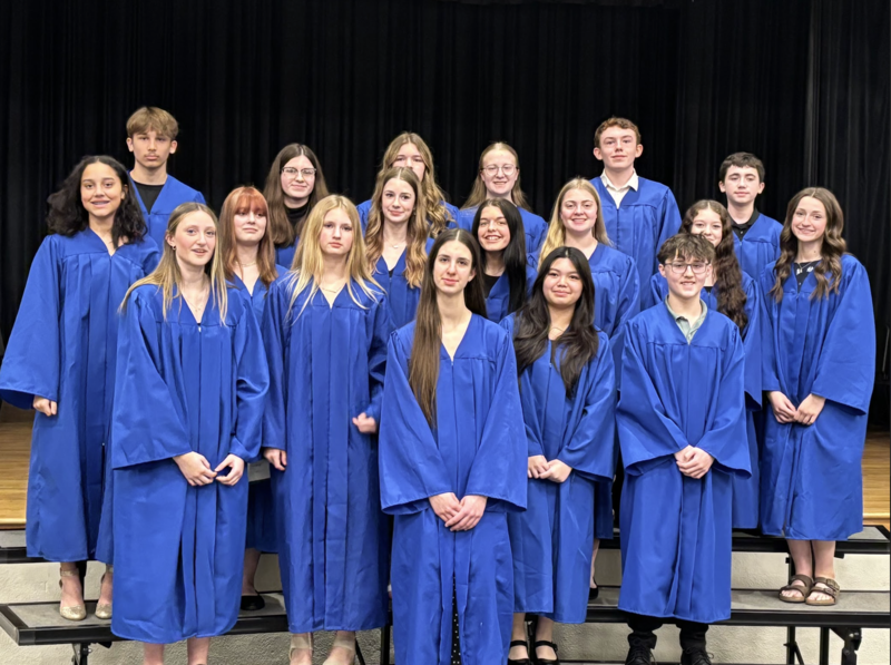 Students in the 3/26/26 National Junior Honor Society Induction