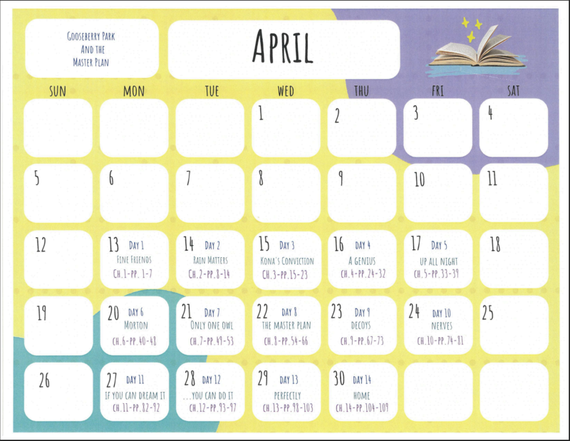 April 2026 One School, One Book reading schedule for MJT families - the full schedule is listed here: https://www.granvillecsd.org/article/2820215