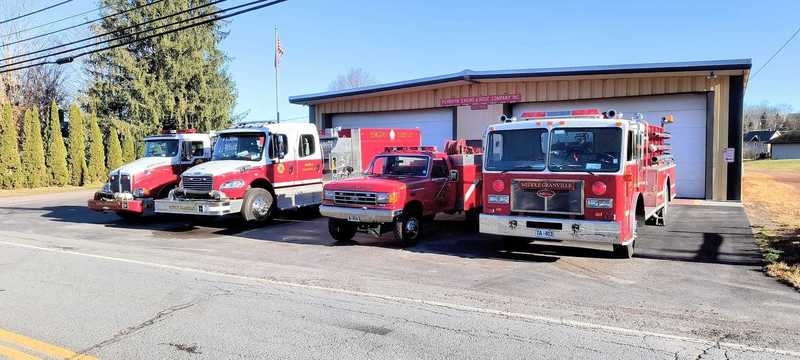 Image of fire trucks at Middle Granville NY Fire Department