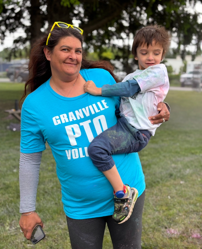 Michelle McMahon at PTO Color Run May 2025