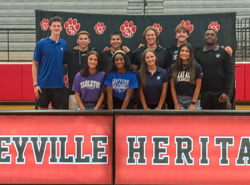 CHHS Student-Athletes Celebrating Signing Day