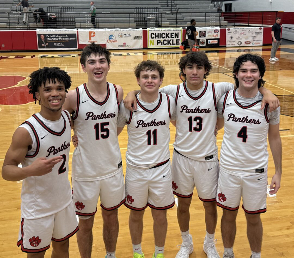 Colleyville Heritage High School Boys Team Posing for a Team Photo