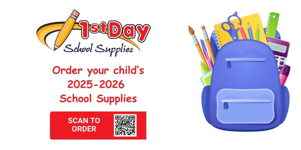 2025 - 2026 School Supply Order